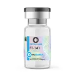 PT-141 10 mg – flacon de peptidă pentru cercetare, puritate 99% pe etichetă, Peptra Labs
